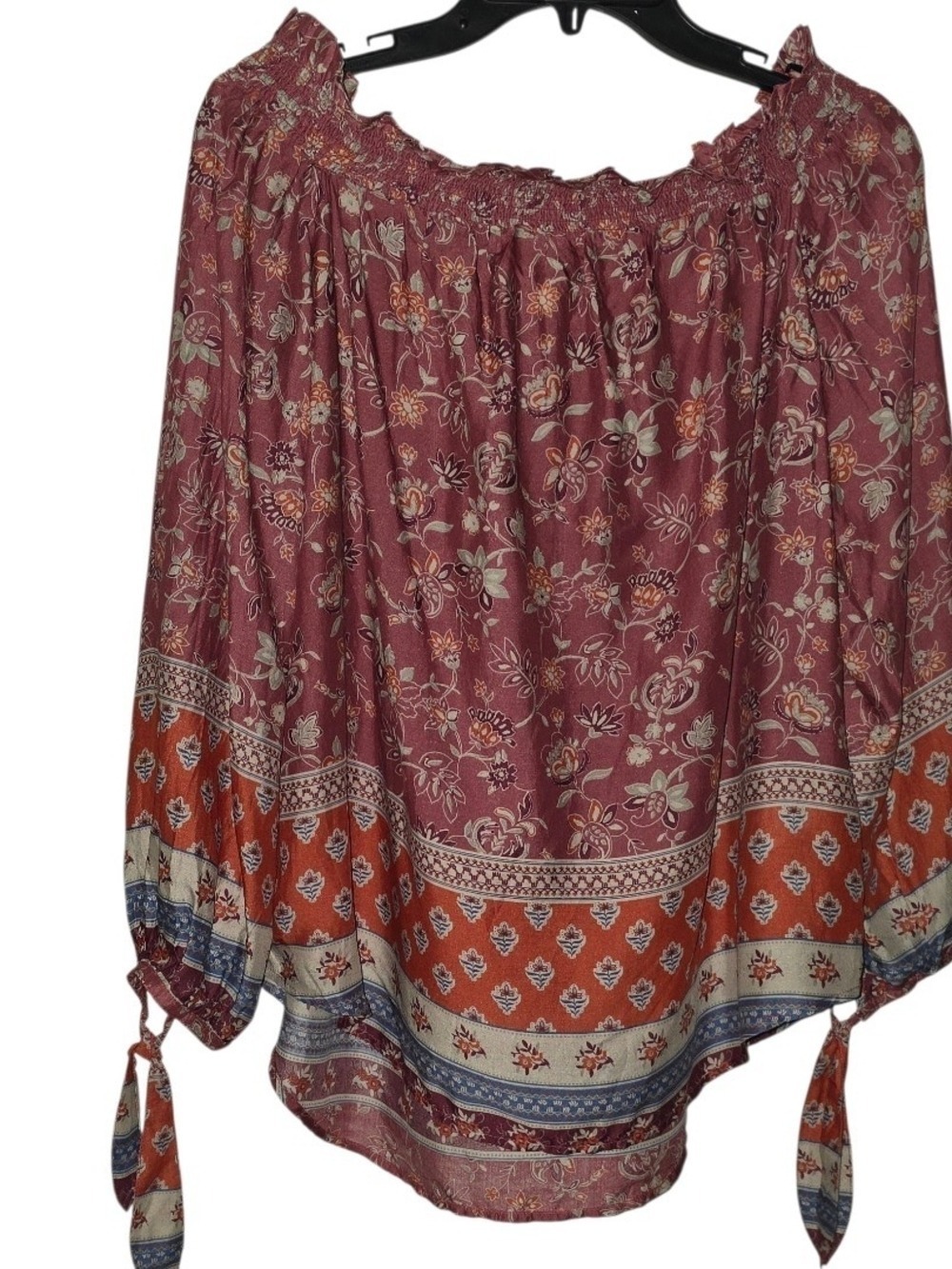 Beachlunchlounge Collection Floral Off The Shoulder Blouse Medium